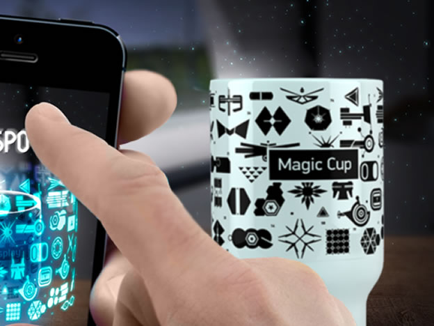 Magic Cup interactive AR present