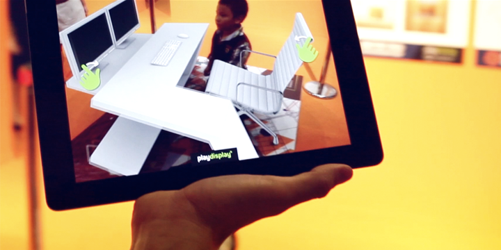 Interactive AR guide of the exhibition Design and Advertising